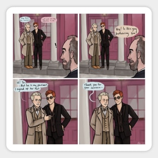 Good Omens comic Sticker